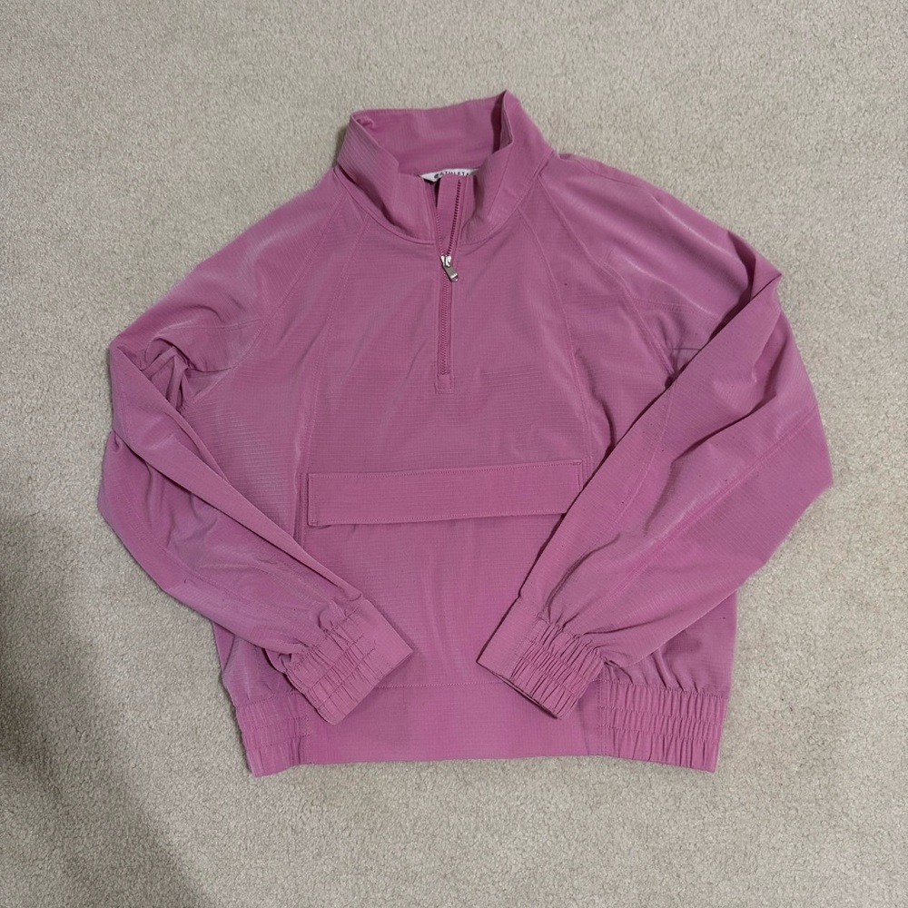 Athleta Pink Textured Pullover